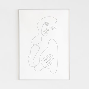 One Line Naked Girl Printable Minimalist Female Body Etsy One Line Naked Girl Printable Minimalist Female Body Etsy
