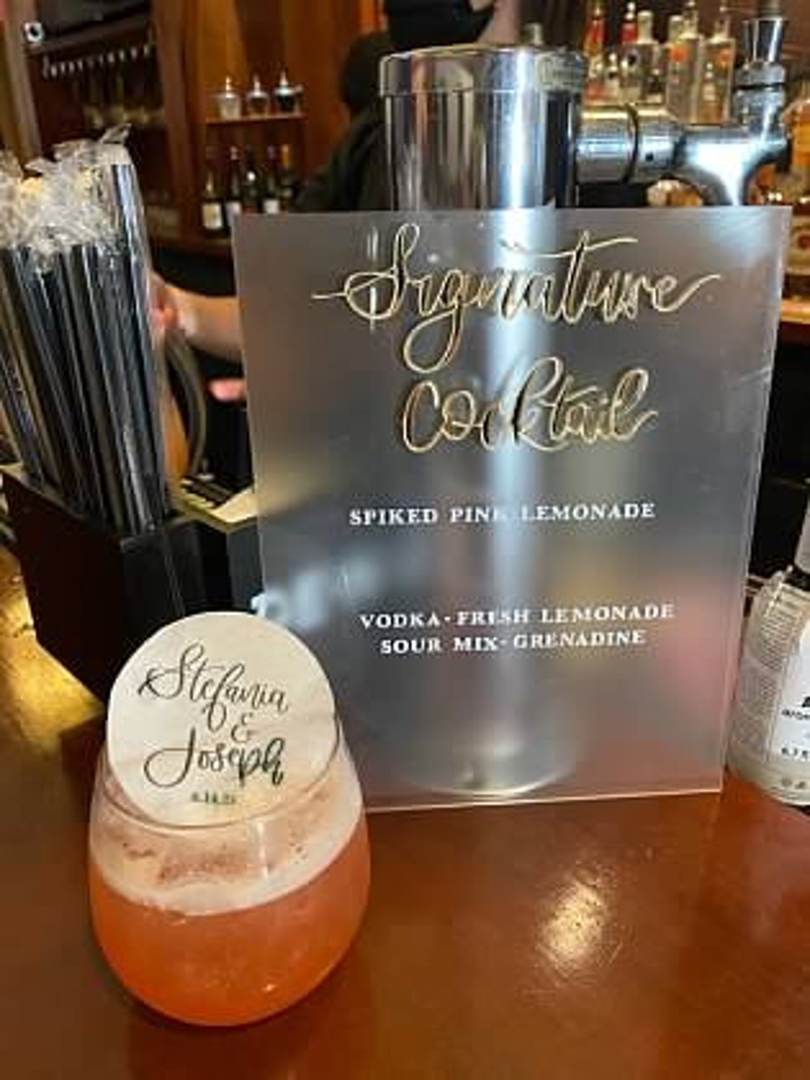 Edible Drink Topper Edible Cocktail Topper Custom Photo Etsy