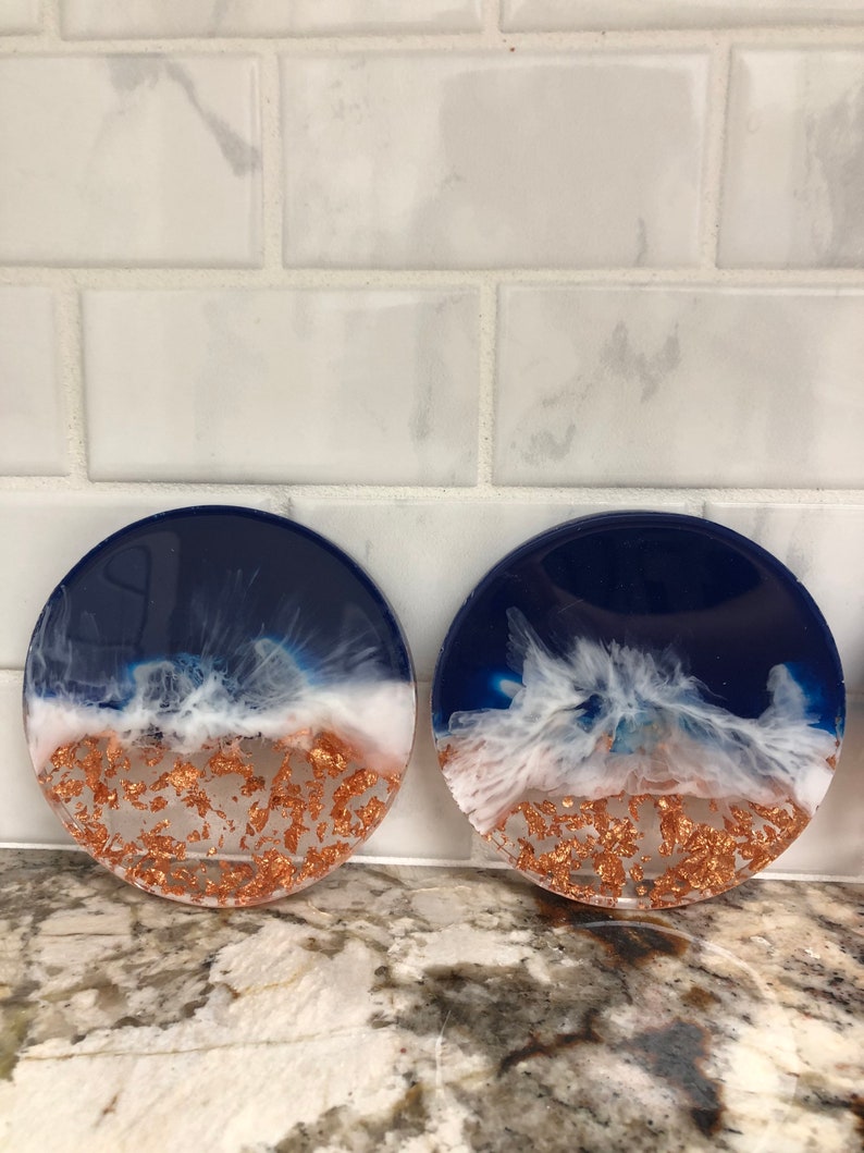 Resin Beach Coasters