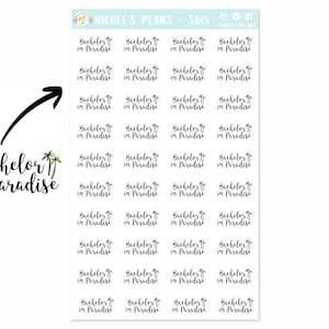 Pegatinas del programa de televisión Bachelor in Paradise - S015 • Pegatinas funcionales para planificadores • Pegatinas para usar en Happy Planner, Erin Condren