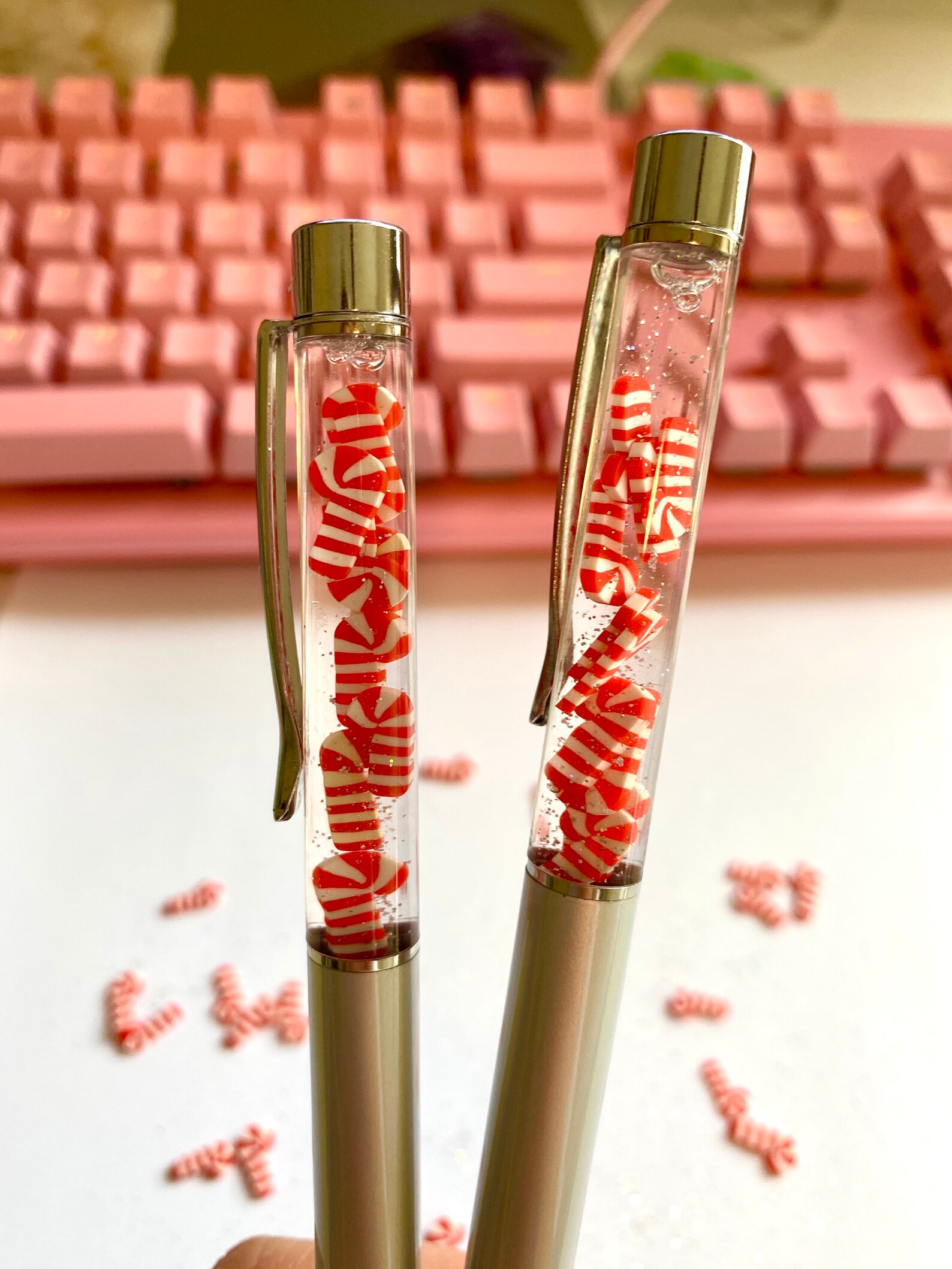 Sweet & Twisted Candy Cane Pen P007 Etsy