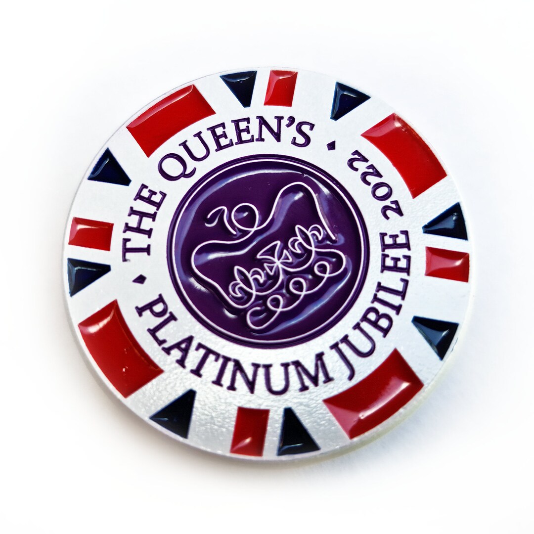 Queen's Jubilee 2022 Lapel Pin Badge With Union Jack Etsy