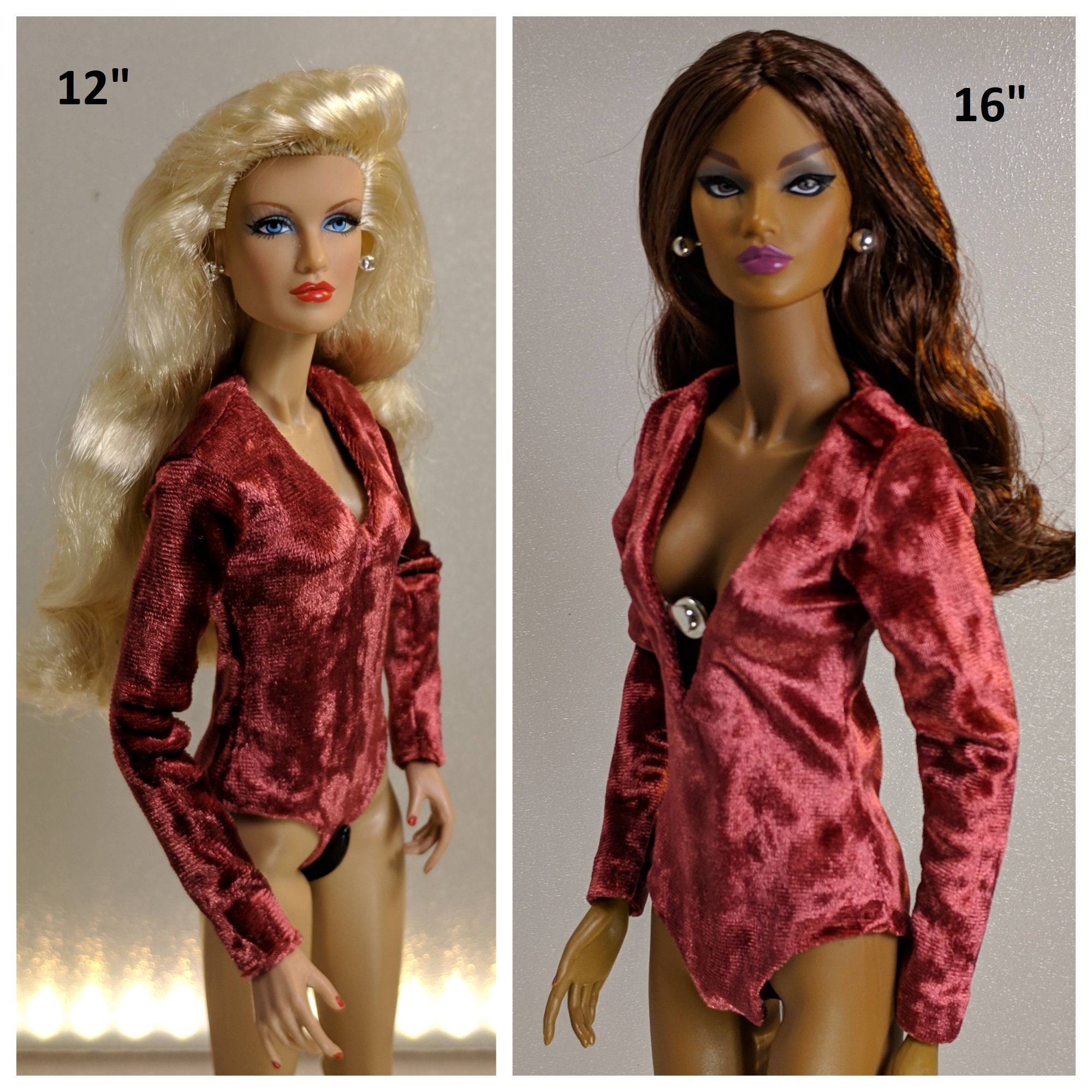 Velvet Bodysuit for Integrity Toys Doll - Etsy
