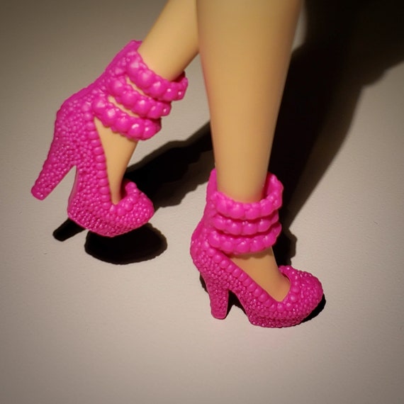Pink High Heel Shoes for Barbie Dolls original MTM - Etsy