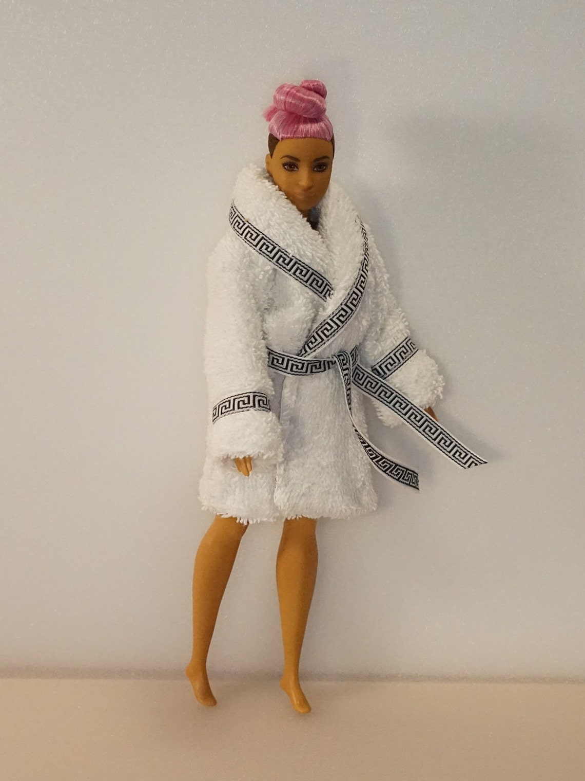 Terry bathrobe for Barbie doll Etsy