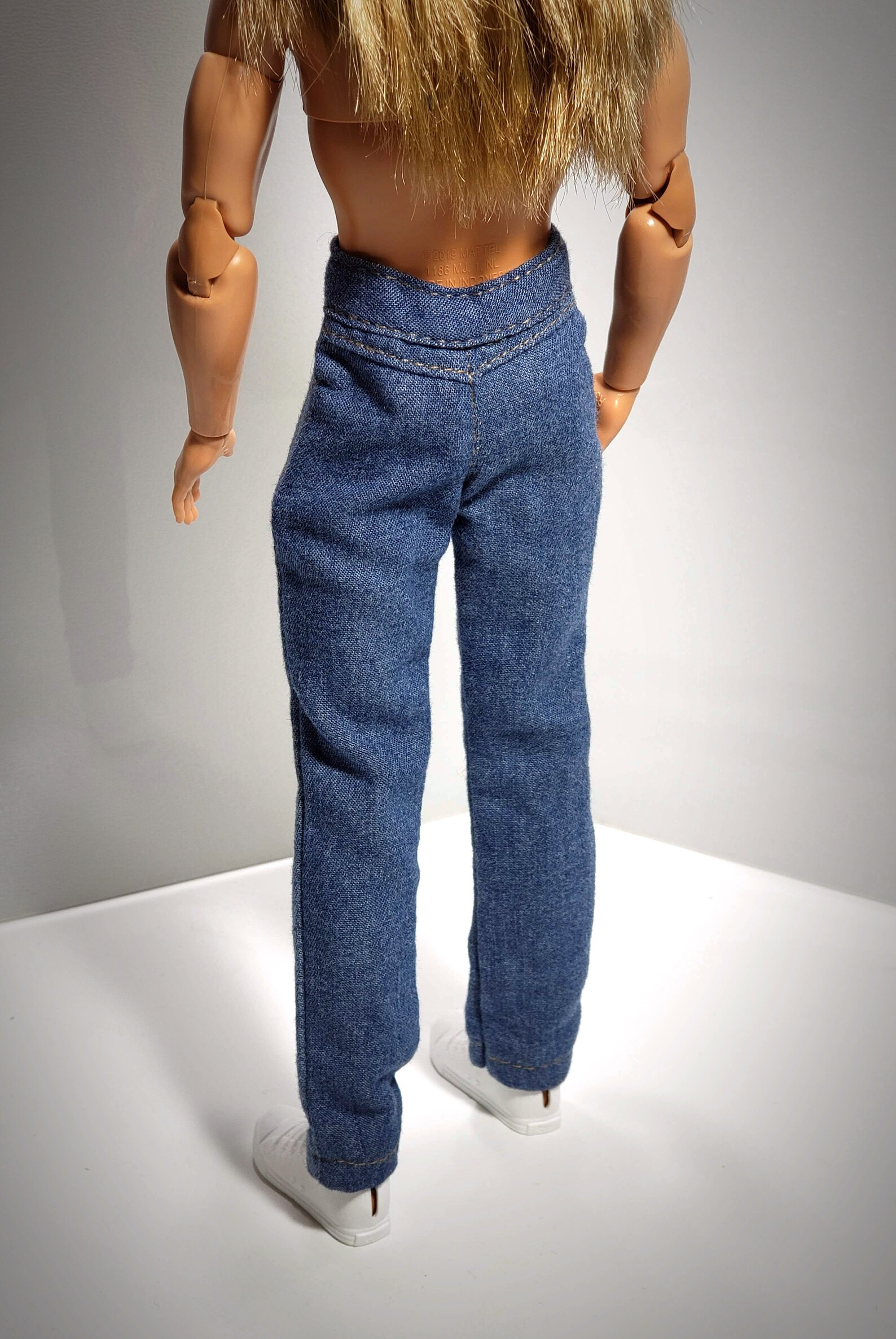 Handmade jeans for Ken dolls MTM Fashionistas | Etsy