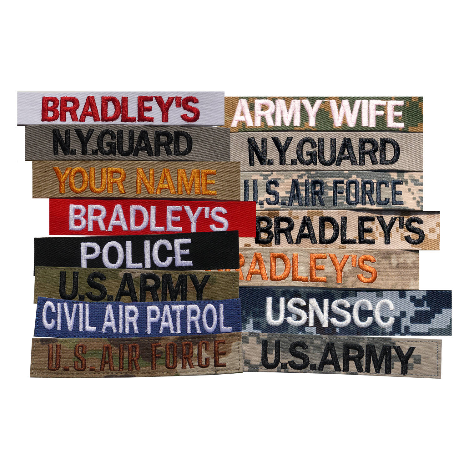 Custom Name Tag For M65 Field Jacket. Embroidered Name Tape Etsy