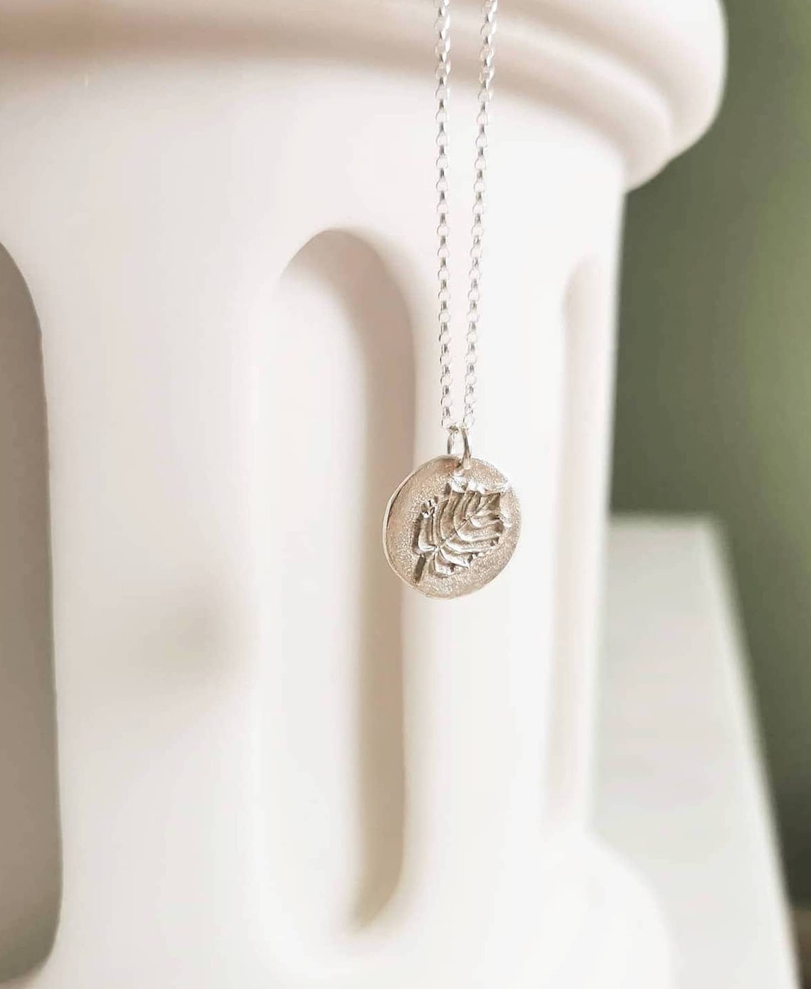 HAZEL Tree Zodiac Necklace Celtic Necklace Leaf Jewellery Etsy