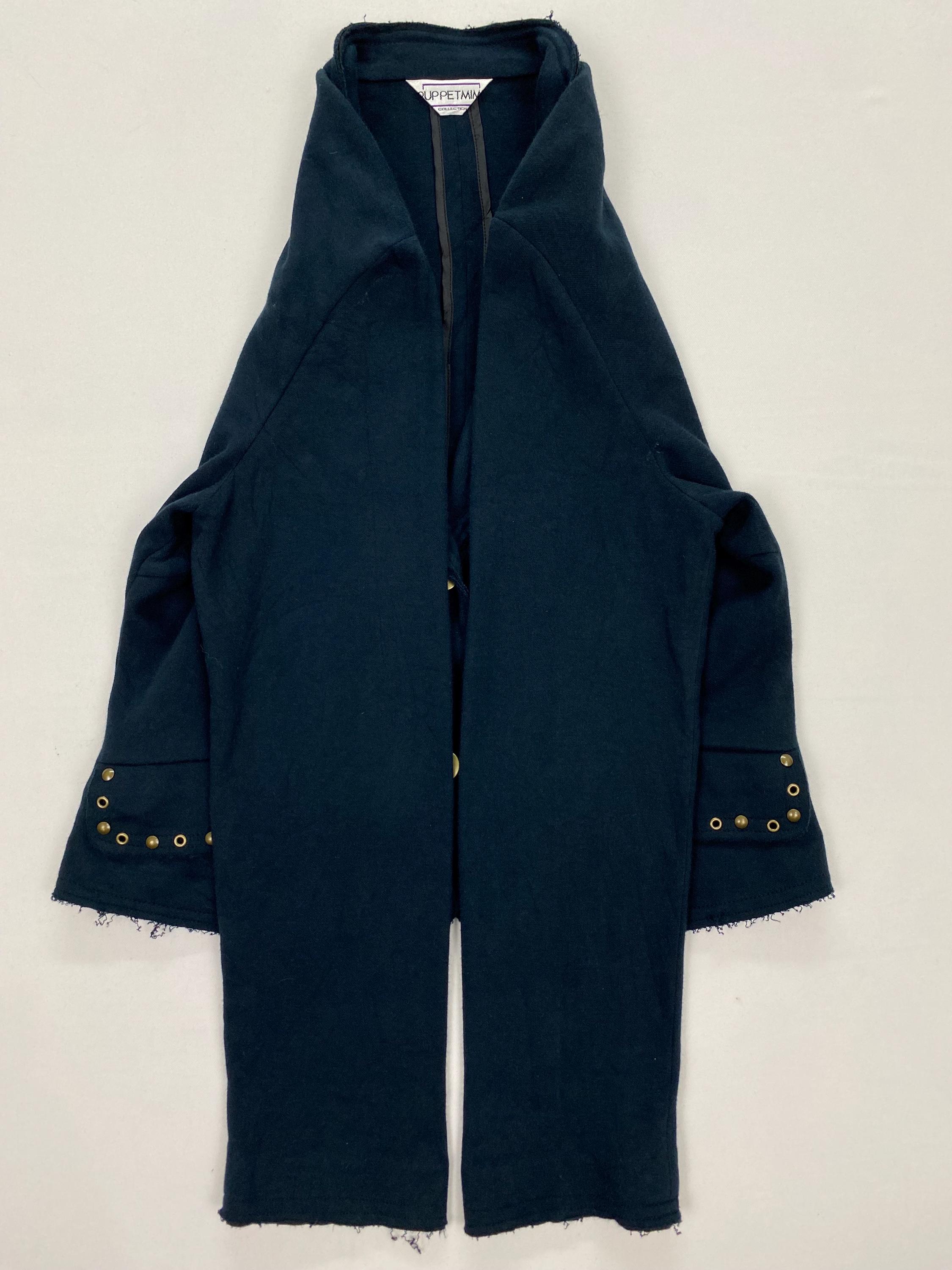 Puppet Mimi Collection Studded Raw Edge Coat - Etsy