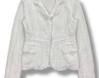 Ermanno Scervino Wrinkle Textured Coat