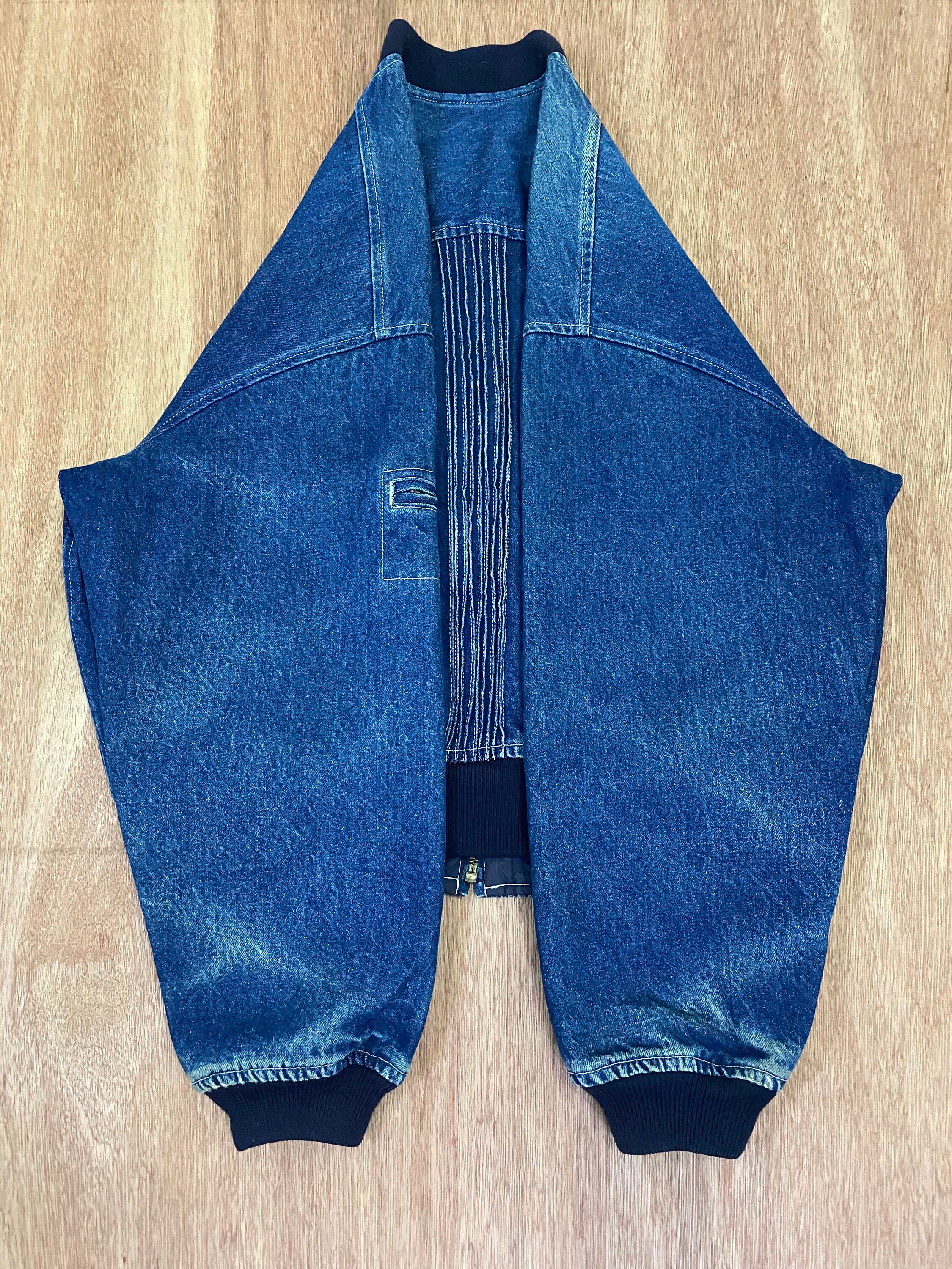 Vintage Atsuki Onishi 1978 Denim Bomber Jacket - Etsy UK