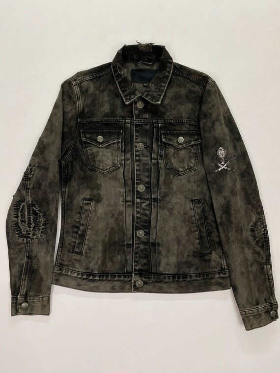 Buy Abordage by Hiromu Takahara Distressed Denim Jacket Online in 