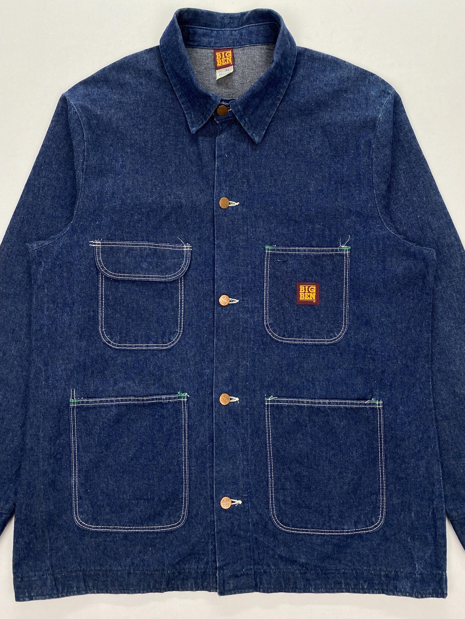 Vintage 1980'S Big Ben denim coverall, made in the USA, size XL, men's cotton blue type Vintage Second Hand main image 0