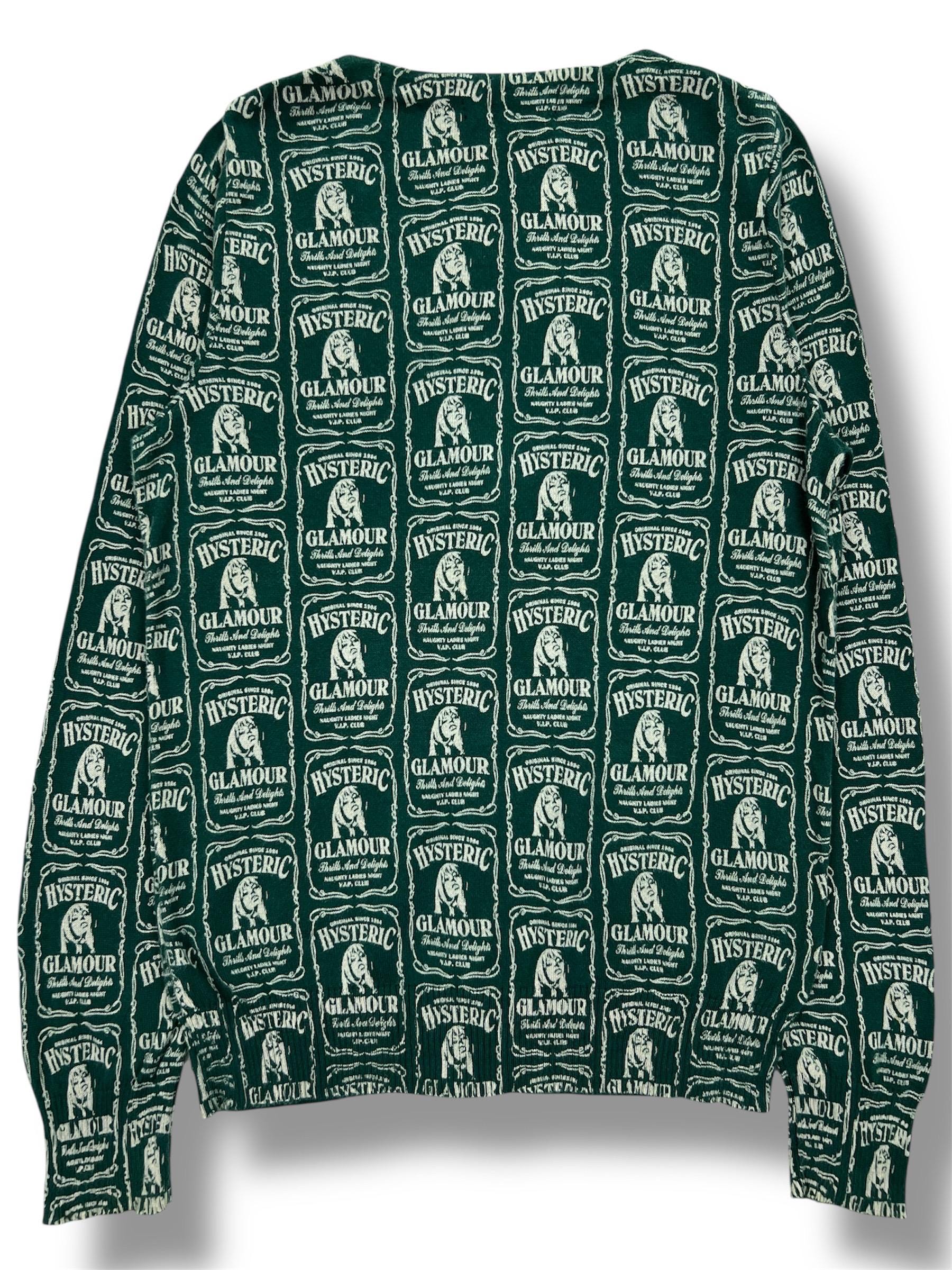 h*i様 HYSTERIC GLAMOUR HYSTERIC GROCERY キ Hysteric Glamour All Over Print Cardigan - Etsy