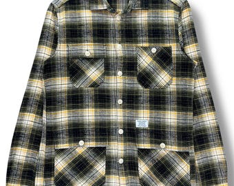 Goodhood X R.Newbold Multi Pocket Plaid Shirt