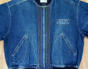 Vintage Atsuki Onishi 1978 Japanese Designer Denim Bomber