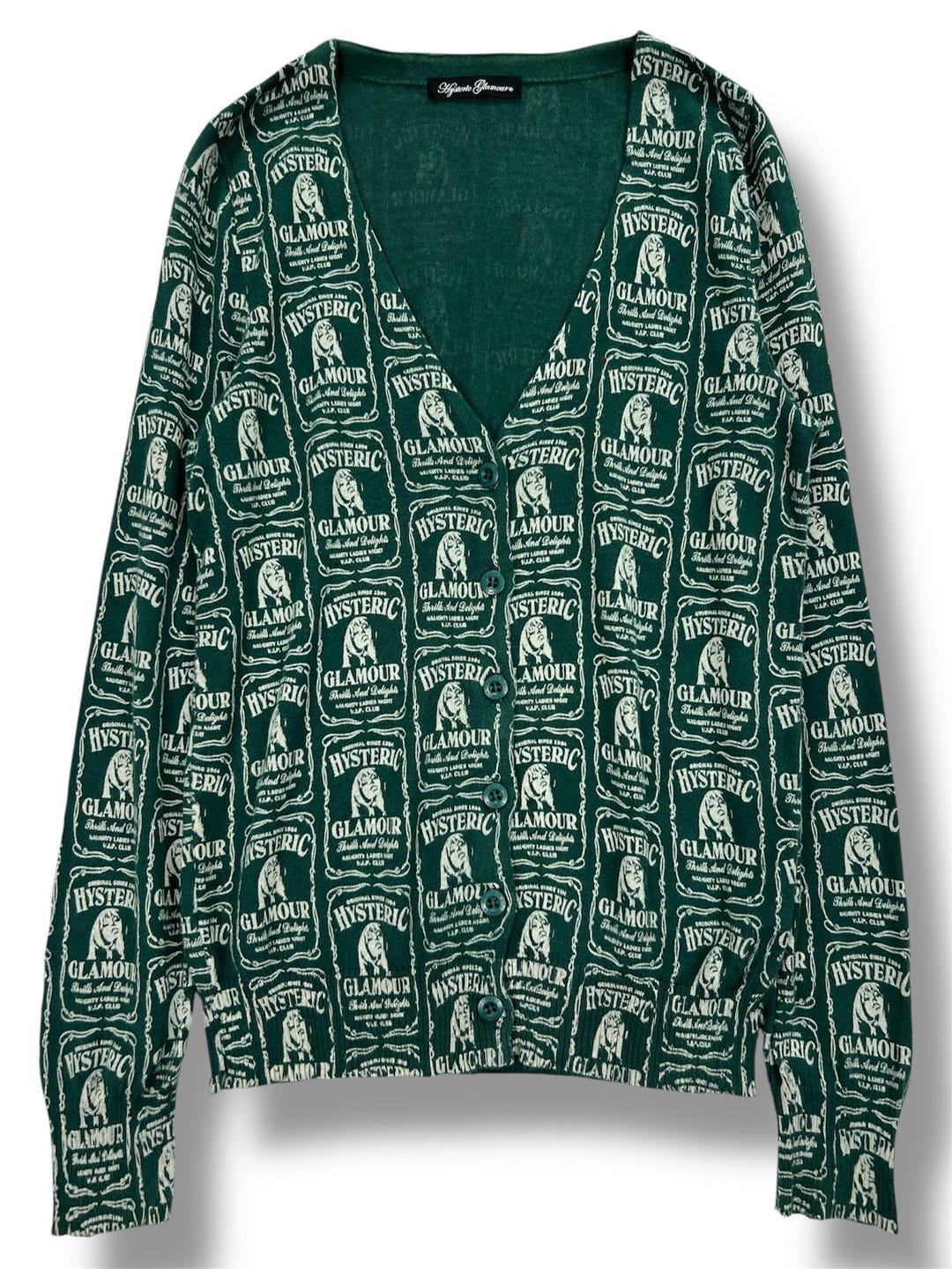Hysteric Glamour All Over Print Cardigan - Etsy