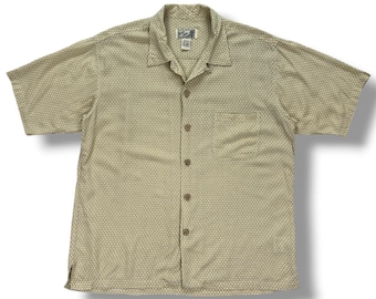 Jungle Storm Rayon Linen Camp Collar Shirt