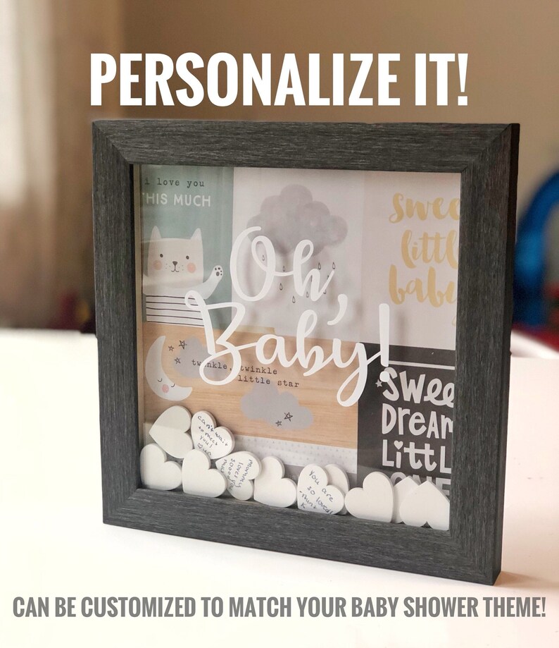 Baby Shower Guest Book Alternative Personalized Guestbook For Girls Or Boys Baby Shower Sprinkle Shower Guest Registry Neutral Baby Showe