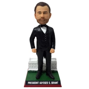Ulysses S. Grant White House Base President Bobblehead Numbered to 1,868