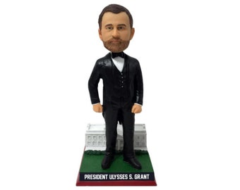 Ulysses S. Grant White House Base President Bobblehead Numbered to 1,868