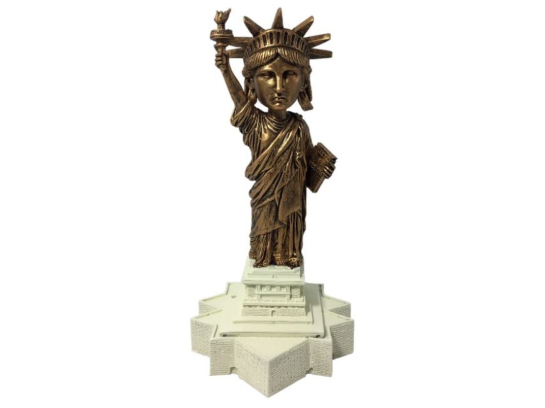 Statue of Liberty Copper Version Bobblehead Etsy
