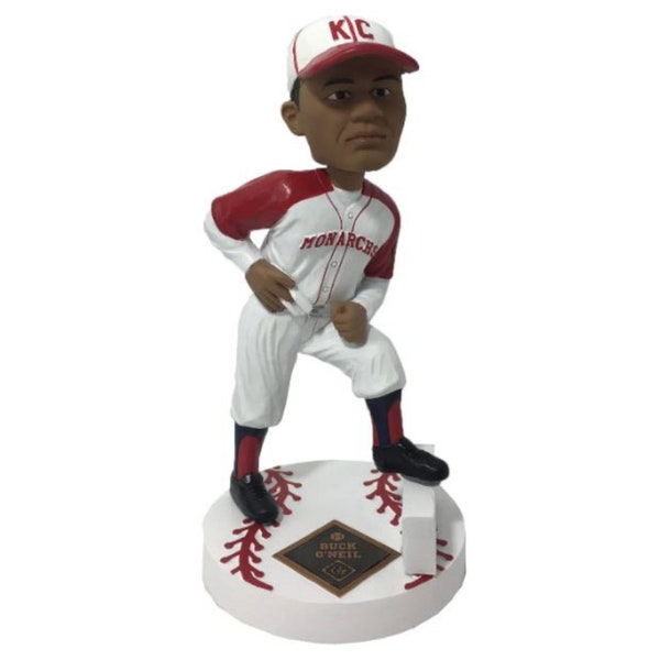 Buck O'Neil Kansas City Monarchs Negro Leagues Field Of Legends Color Bobblehead Negro Leagues