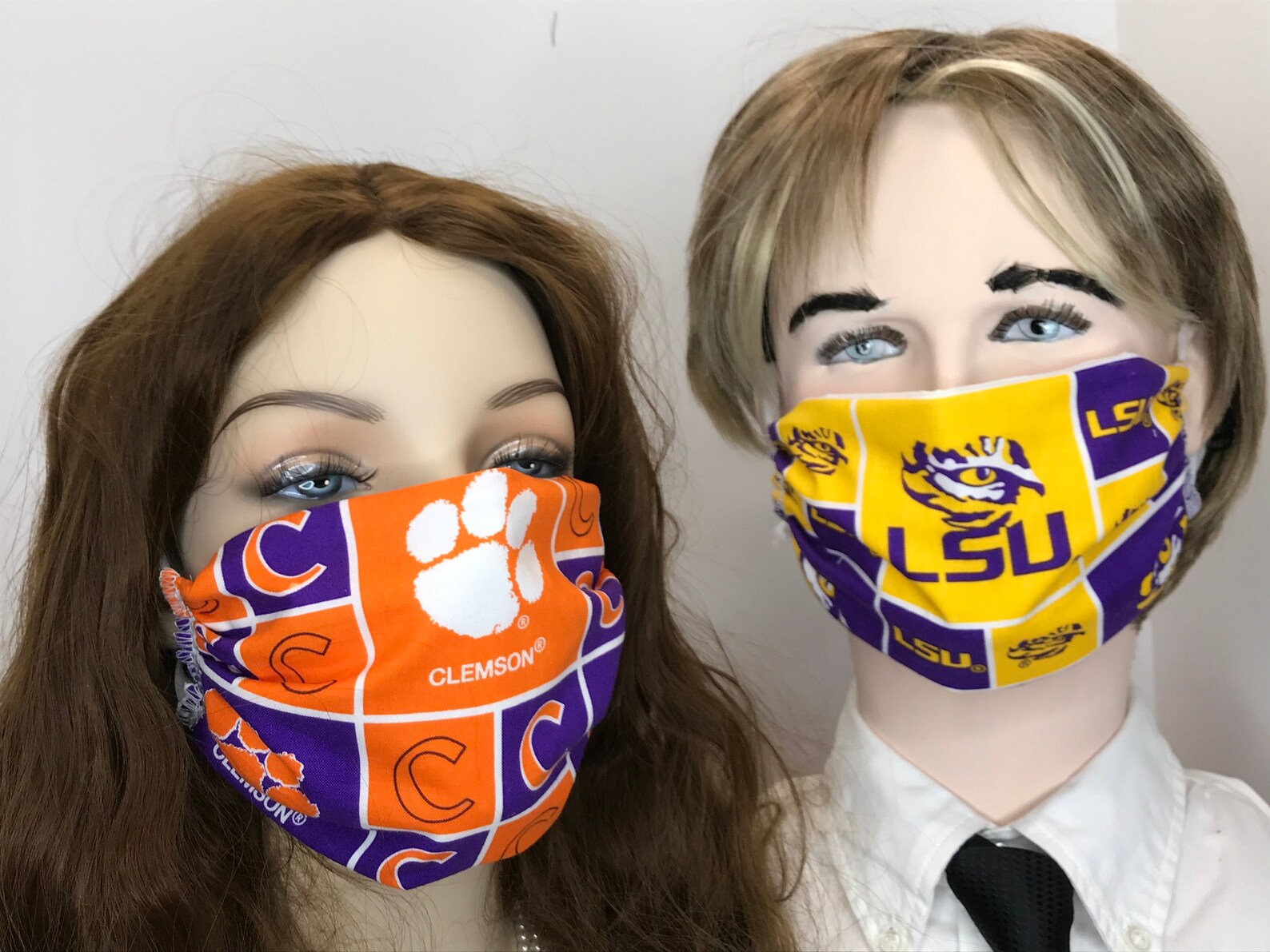 College Mask Graduation Mask Adjustable 3 Layer Cotton Etsy