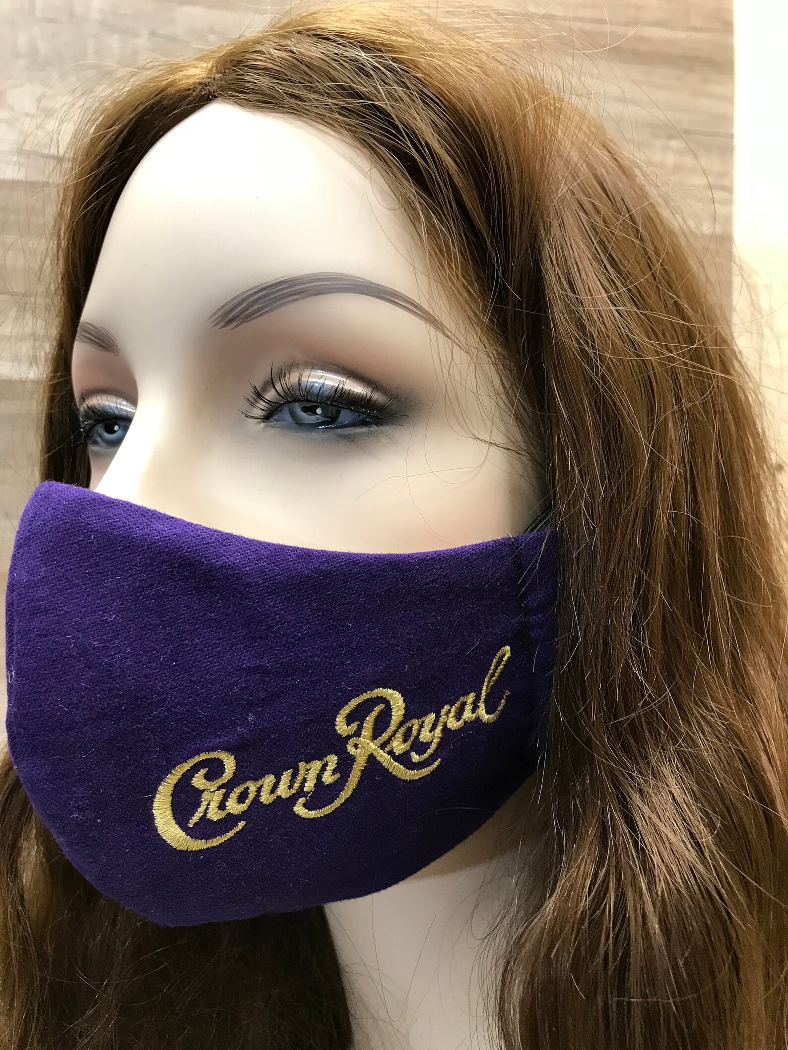 Crown Royal Mask Original Crown Royal Bag Crown Royal Face Etsy