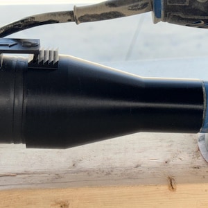 Adattatore per tubo flessibile per levigatrice orbitale e aspirapolvere HDX