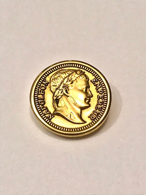Vintage Signed Dotty Smith Napoleon Empereur Gold… - image 2