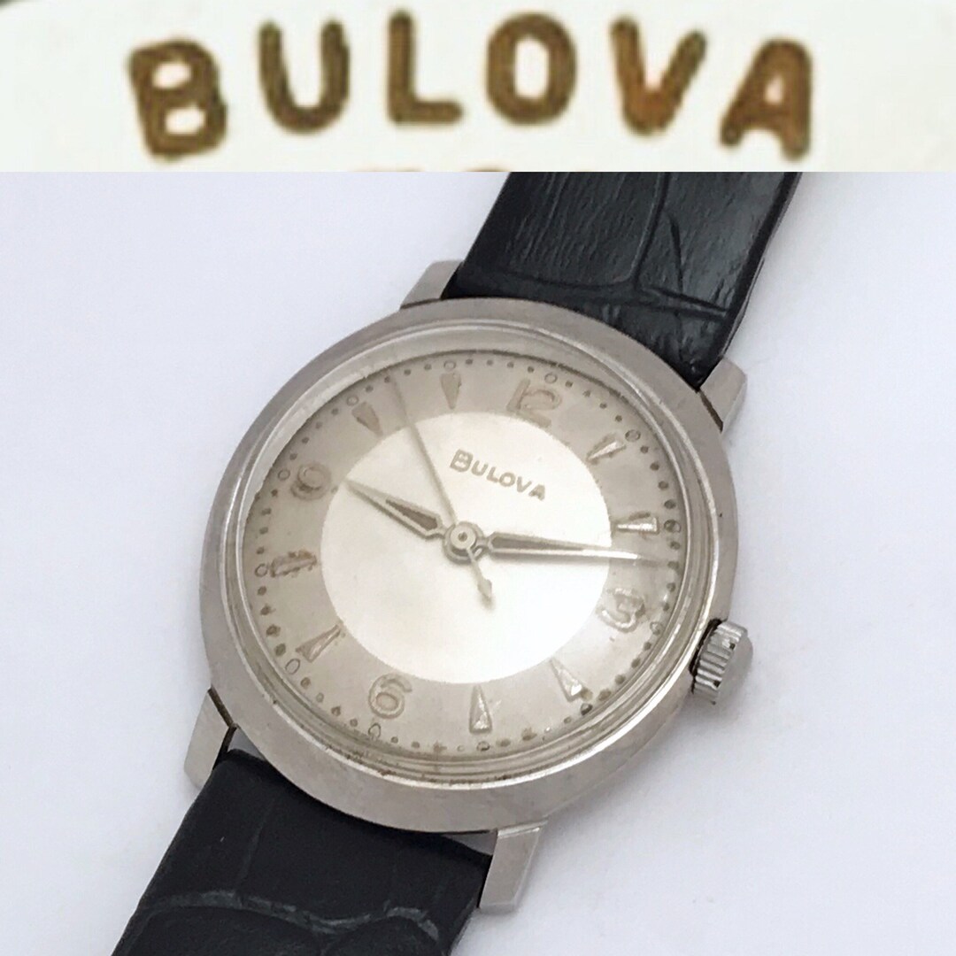 Vintage 1964 63 Bulova M3 11ALC 17J Mens Swiss Mechanical Etsy