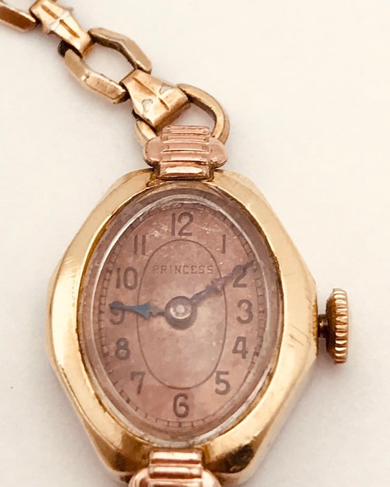 Gioielli di moda Vintage Imperial Princess M 30 meccanica Ladies orologio da polso in oro rosa antico Etsy Italia