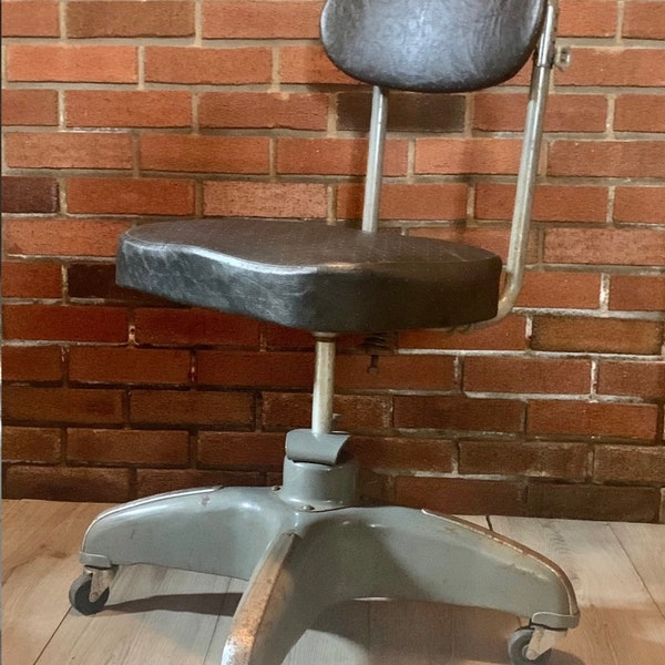 Tanker Desk Chair Globe Wernicke Etsy