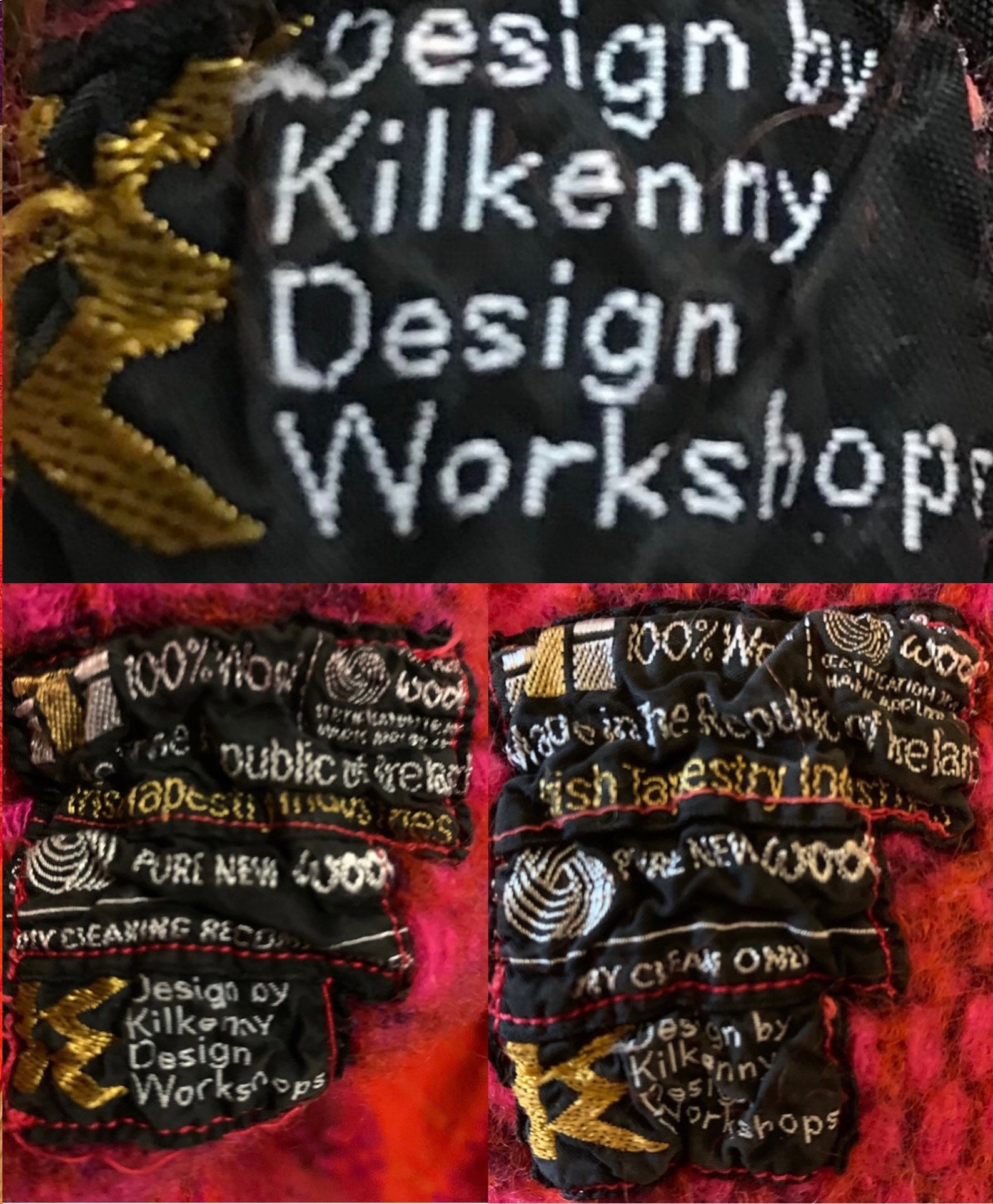 Rare Mid Century Mod Kilkenny Design Irish Tapestry Etsy