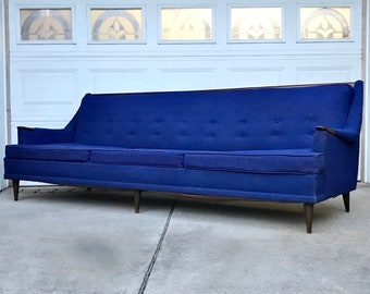 Original Vintage Mid Century Modern Kroehler Avant Series Sofa Couch Danish Pearsall Style Furniture Local Pickup
