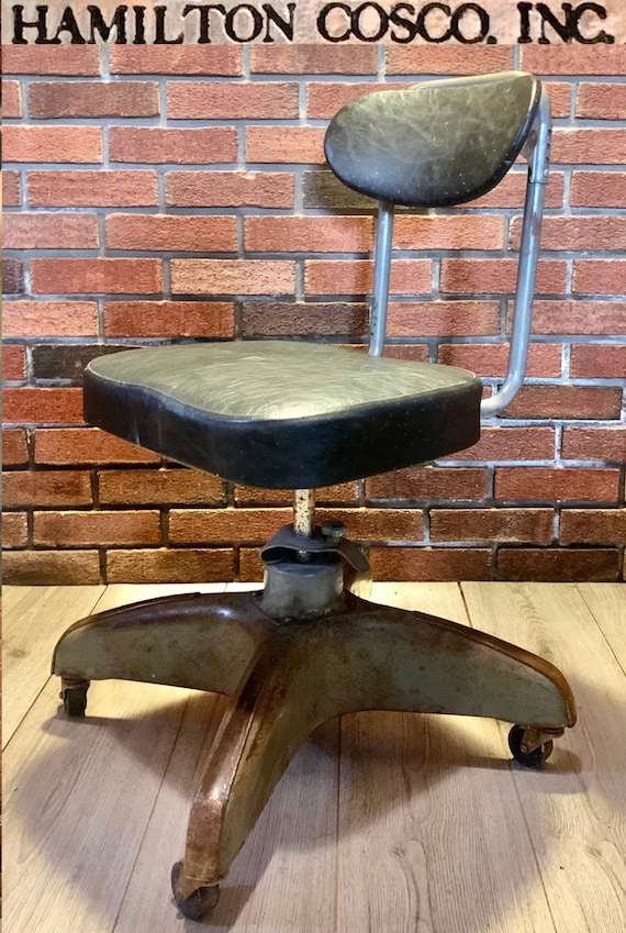 Vintage Mid Century Hamilton Cosco Model 15S Industrial Swivel