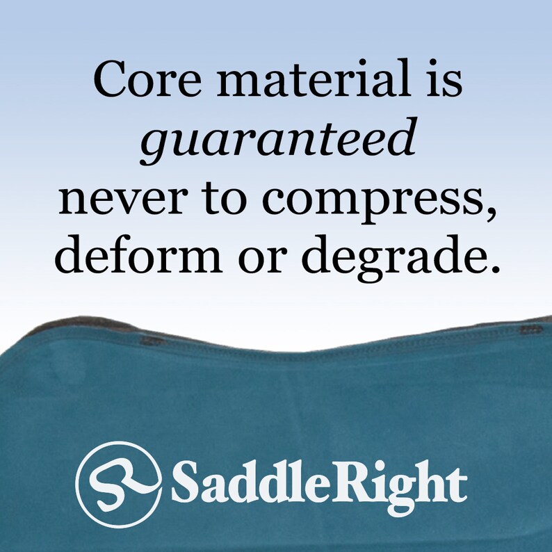 Saddleright Special Deluxe Square Back Saddle Pad Etsy