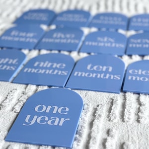 Disques d'étapes mensuelles pour bébé, ensemble de 13 panneaux d'étapes pour bébé, accessoires photo pour nouveau-né, cadeau de baby shower, cartes de souvenir de grossesse, cadeau de nouveau-né