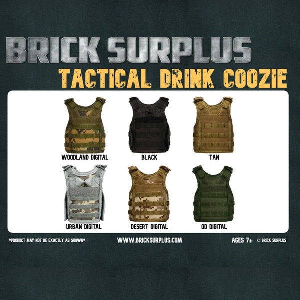 Brick Surplus Tactical Drink Coozie