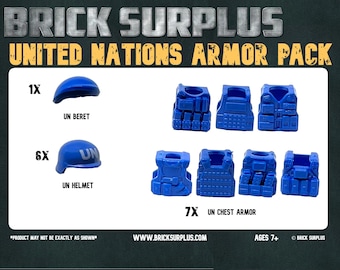 Brick Surplus United Nations Armour and Helmet Pack