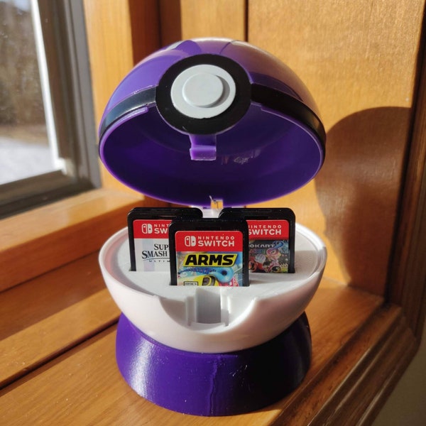 3d Printed Pokeball Switch Game - Etsy