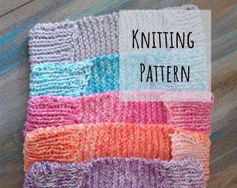 Patrón de mopa tejida, funda reutilizable para barredora (Descargar PDF)