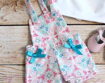 Wellie Wisher Coral Overall SOLAMENTE - Se adapta a muñecas de 14 pulgadas Paola Reina RRFF