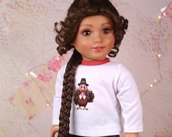 Custom 18inch Doll Wigs |Darling Brown | Modacrylic wig replacement|11-12 Head Size Doll Of A Kind Fit 18’’ American Doll AG Dolls OG Blythe
