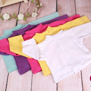18" Inches Doll Casual Long sleeve Cotton shirt fit most 18 inch doll Gotz Journey Our Generation My life AG Doll American Doll