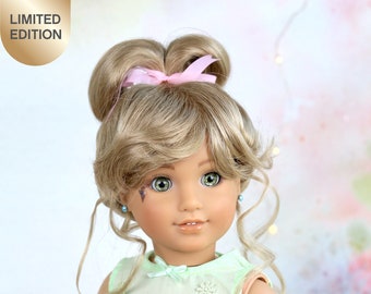 Custom 18inch Doll Wigs |Lydia Premium Modacrylic wig replacement|11-12 Head Size Doll Of A Kind Fit 18’’American Doll AG Dolls OG Blythe