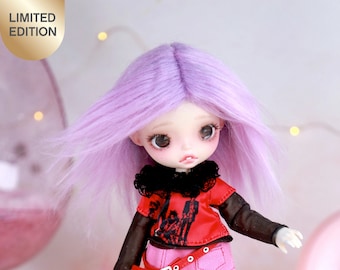 Custom 6-7 doll Wig Viola for Minifee, MSD, Boneka, Rainbow Hight, Fairyland and similar doll head |Doll Wig Replacement|Doll of a Kind