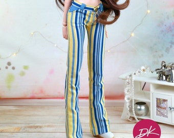 Smart Doll Straight Denim by Design Smart Doll Denim, Doll of a Kind, Fit BJD, Dollfie or similar , Doll Jean