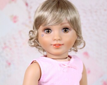 Custom 18inch Doll Wigs |Jessica Premium Modacrylic wig replacement|10-11 Head Size Doll Of A Kind Fit 18’’American Doll AG Dolls OG Blythe